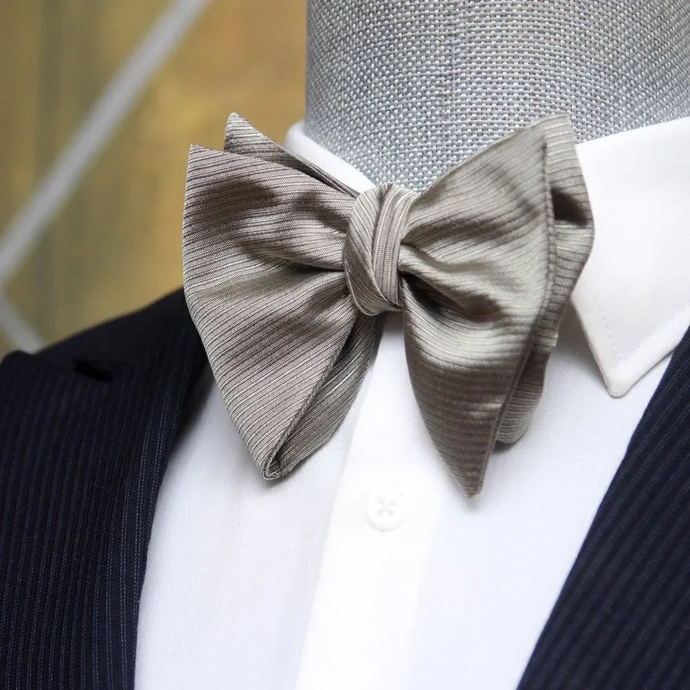 NWT Men's Self-tied Bow Tie Silk big Butterfly Bowtie S673‎